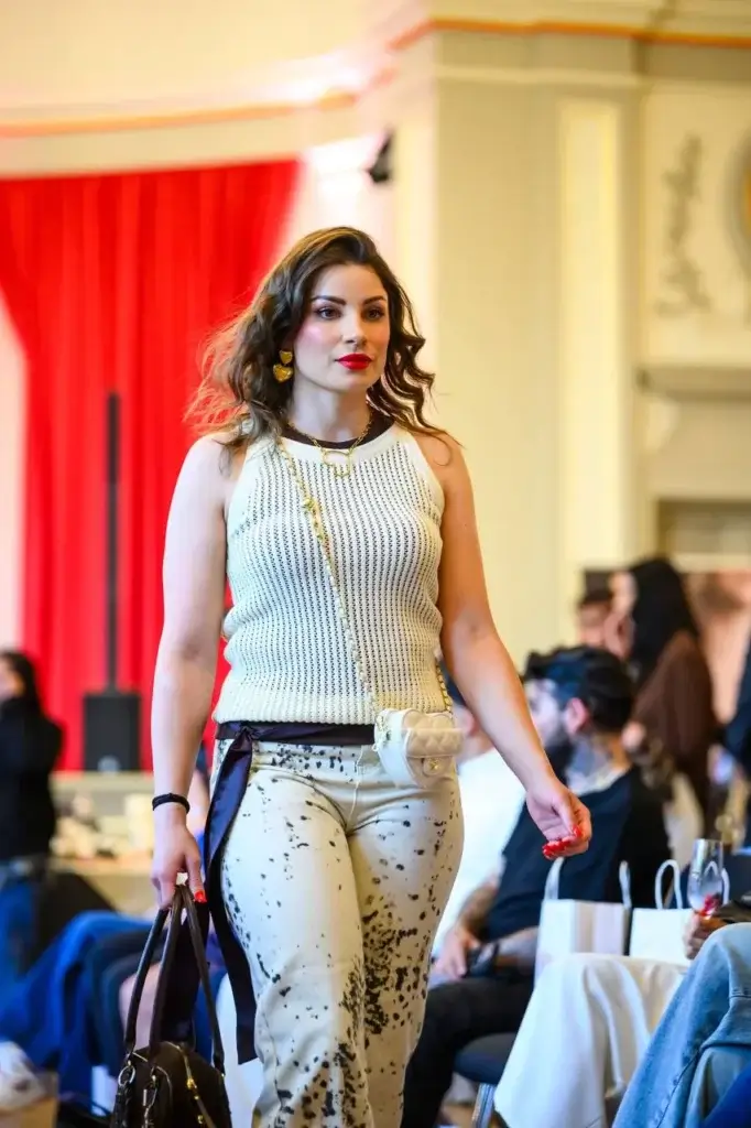 Make-up auf dem Laufsteg