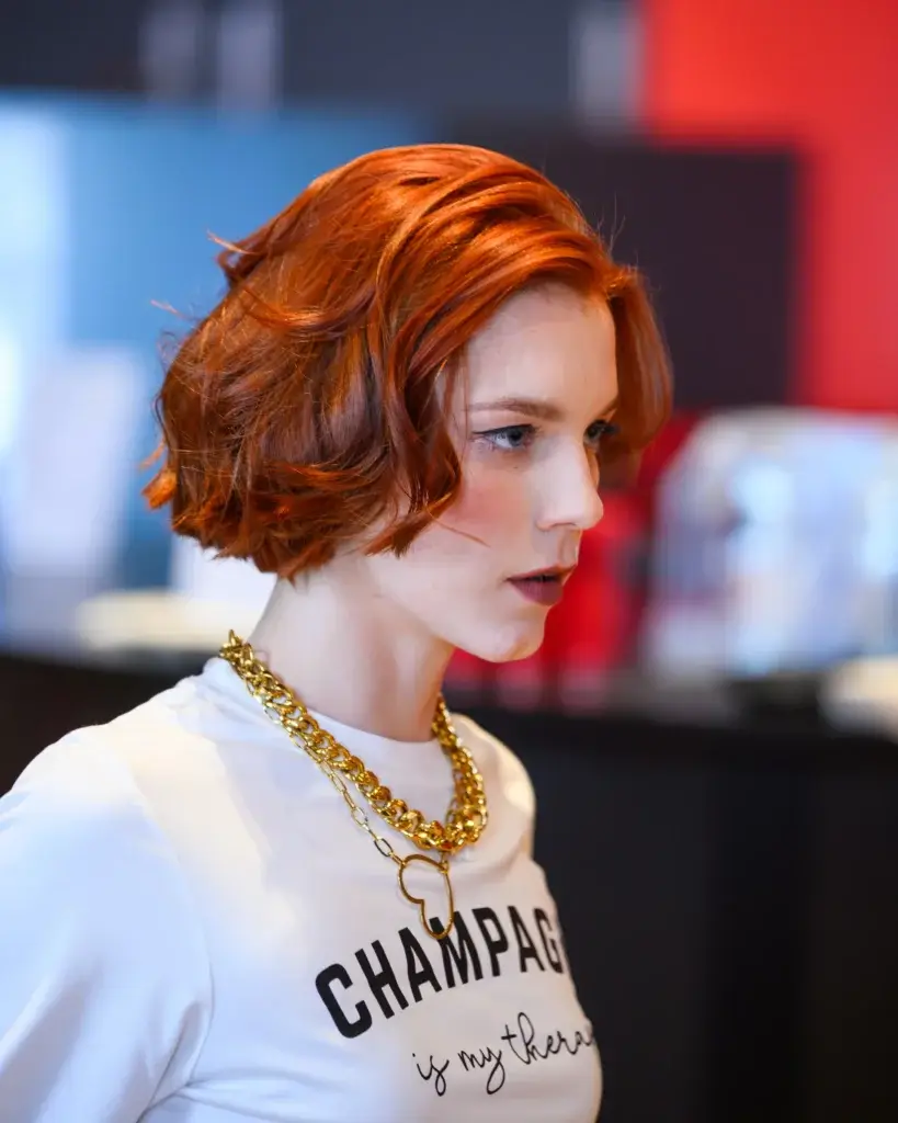 Make-up auf dem Laufsteg